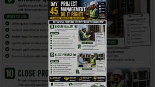 Project Management in Construction 🏗️|Planning, Cost &amp; Site Management Explained#viral#shorts#works