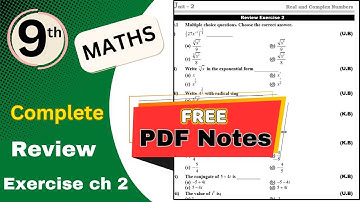 9th class math chapter 2  exercise  || Real And Complex Numbers|| #Math #mathematics