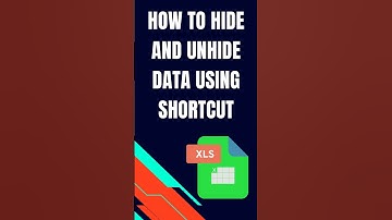 Hide or Unhide Rows in Excel Instantly with This Keyboard Shortcut! #shortvideo #shorts