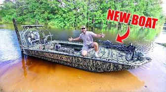 MY BRAND NEW PRODIGY MUD BOAT REVEAL!! (Swamp Testing!)