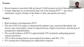 Seminar on Management Of DVT