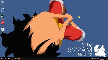 How to add clock & weather widget on Windows 10