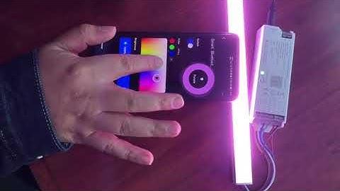 Bluetooth Mesh 5 in 1 controlled by smartphone video(LM053)