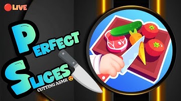Perfect Slices Game LIVE 🔥 100% Perfect Cuts Challenge | Satisfying Cutting Game 😱