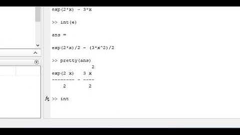 Integration | Matlab Skills | Inline & Anonymous functions | Define Intervals