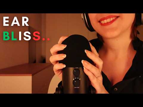 ASMR ITA - Ultimate Ear Massage🔥Mic Rubbing & Deep Scalp Massage for sleep | Italian soft spoken😴