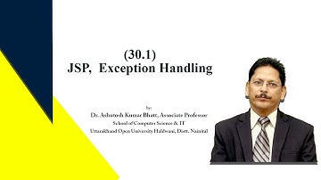 30 1 JSP, Exception Handling