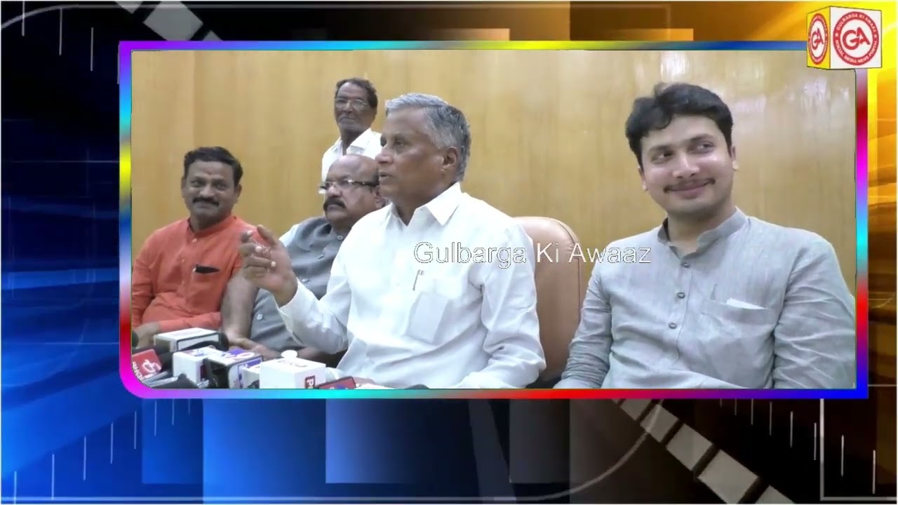 GLB:PRESSMEET BY V.SOMANNA HOUSING AND INFRASTRUCTURE DEVELOPMENT MINISTER, K'TAKA AT AIWAN E SHAHI