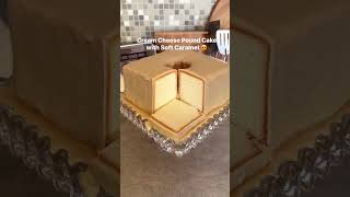 Mile High Cream Cheese Pound Cake with Soft Caramel in the Old Country Kitchenware Square Tube Pan Mile High Cream Cheese Pound Cake with Soft Caramel in the Old Country Kitchenware Square Tube Pan