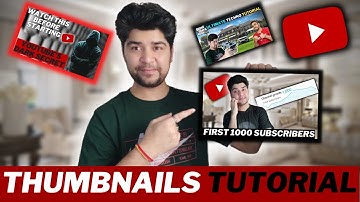 How To Make Professional Thumbnails For YouTube Videos (2021) | YouTube Thumbnail Kaise Banaye