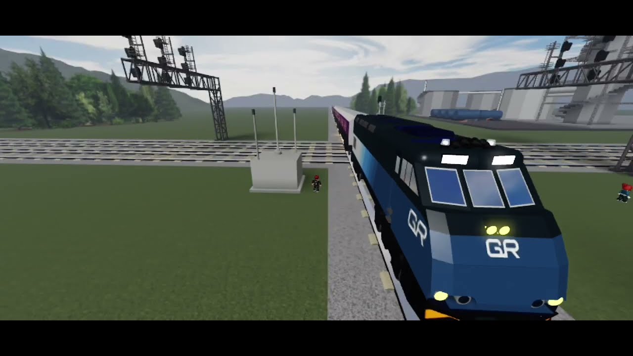 Many more trains in Roblox 