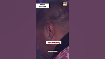 Busta Rhymes breaks into tears while accepting the lifetime achievement award at the BET Awards