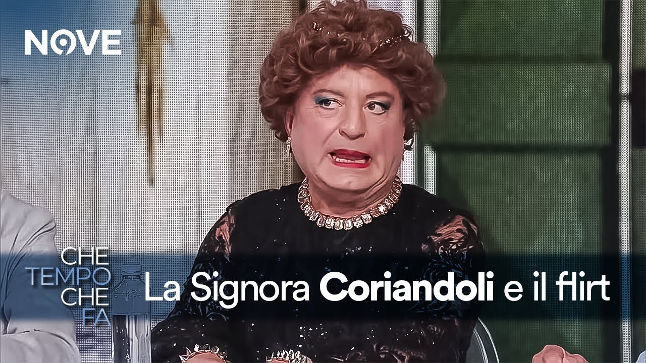 La Signora Coriandoli e il flirt a Ballando con le stelle | Che tempo che fa
