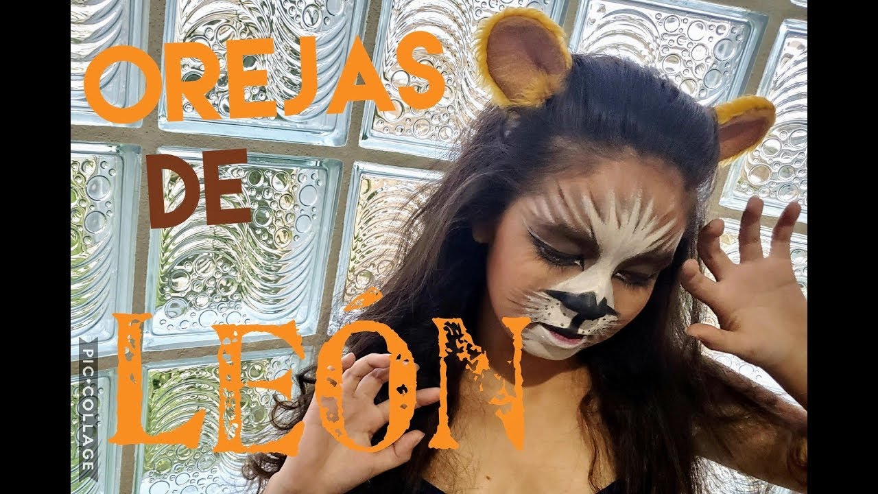 LION KING. OREJAS DE LEON. CÓMO HACERLAS? - YouTube