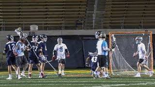 Incredible behind the back shot in CAL vs Barbary Coast Lacrosse