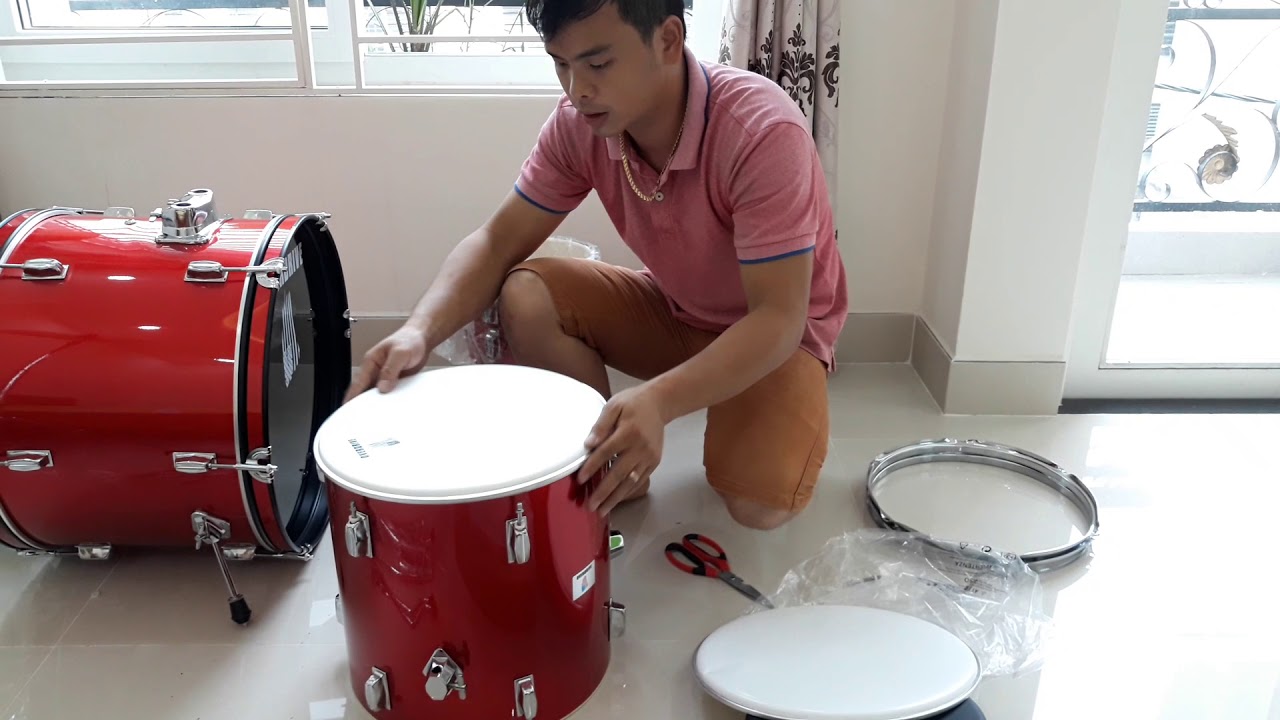 Hướng dẫn lắp ráp 1 bộ trống nhạc jazz cơ - Part 2
