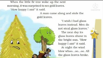 Class 4 English Marigold chapter The Little Fir Tree 🌲 Malayalam Explanation