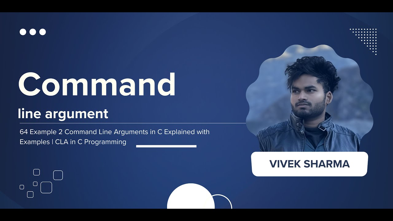 64 Example 2 Command Line Arguments | CLA in C Programming | CodeNook ...