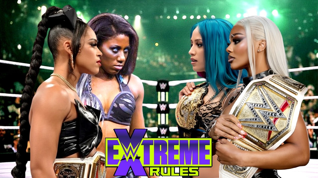Матч WWE Extreme Rules: Бьянка Белэр и Афина против Саши Бэнкс и Джейд Каргилл | 20 февраля 2026 г.