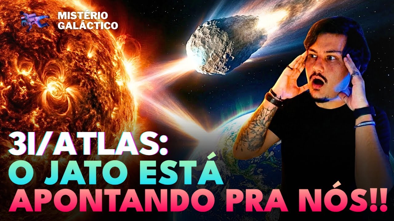 DIA 22 VAI REVELAR O 3I/ATLAS: o jato “travado” no Sol, agora vindo pra TERRA!