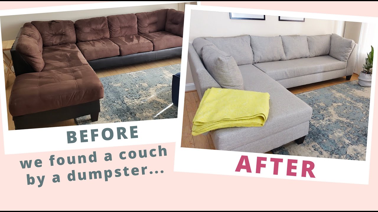 How To Reupholster A Couch Taking