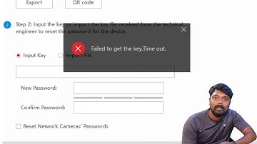 Failed to get the key.Time out. SADP XML file exporting error.100% working.