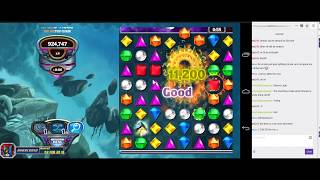 [Stream 18.02.02] Bejeweled Classic (Android) - Lightning Mode [1080p60] screenshot 2