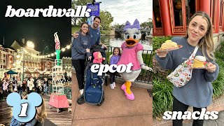 Disney World Vlog | Epcot Festival of the Holidays & Enjoying the Boardwalk Area