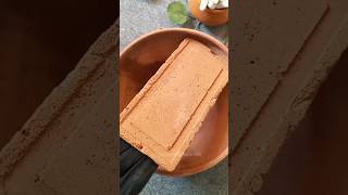 Red clay ASMR 🤤 #clay #crushing #crushingtime #shorts #viral #youtubeshorts