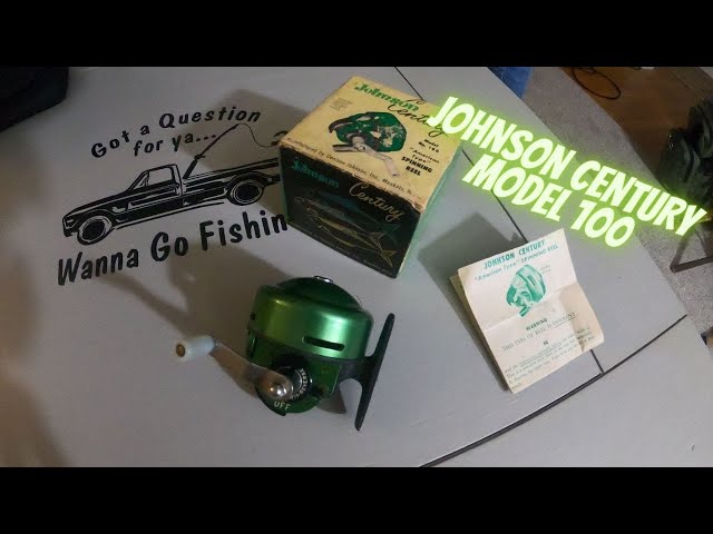 Vintage Johnson Century 100B Trout Fishing 