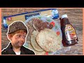 Hotcakes con pasta / Que hacer de comer cuando no tienes dinero