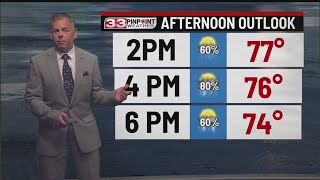 Another round of rain and storms Thursday afternoon