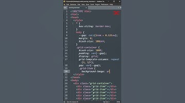 Grid Background | HTML CSS