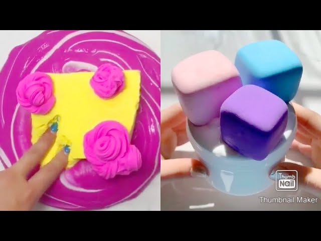 DIY Clay Slime ASMR! Showcase of OKFUNSLIME in Super Satisfying ASMR! 