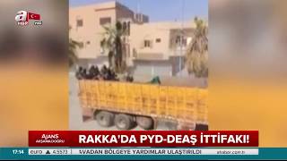 Daeşlilerin Rakkadan Tahliye Anı.