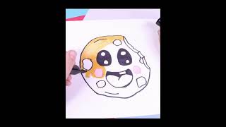 Drawing a Chocolate Chip Cookie! #cookie #drawing #art
