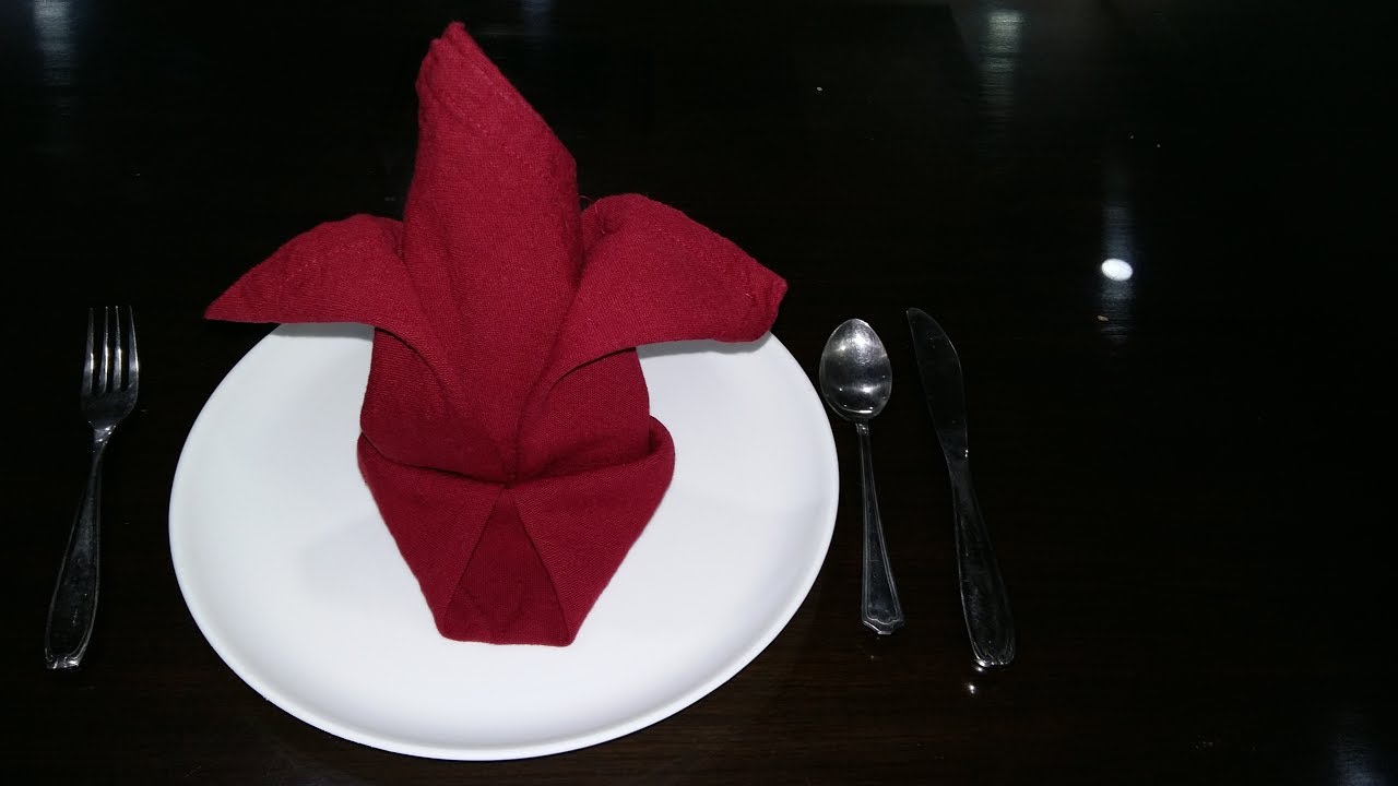 How To Make A Crown By Napkin Folding YouTube