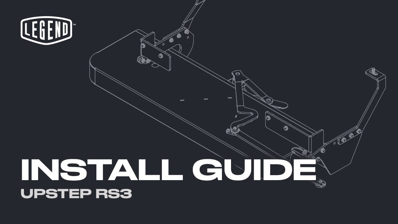 How to Install LEGEND UpStep RS3