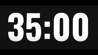 35 Minute Timer - Silent Countdown + ALARM