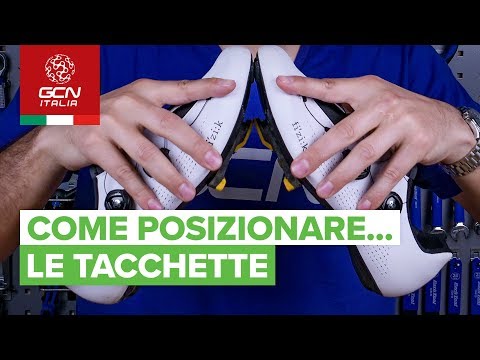 Come regolare le tacchette sulle scarpe da bici | Biomeccanica GCN italia