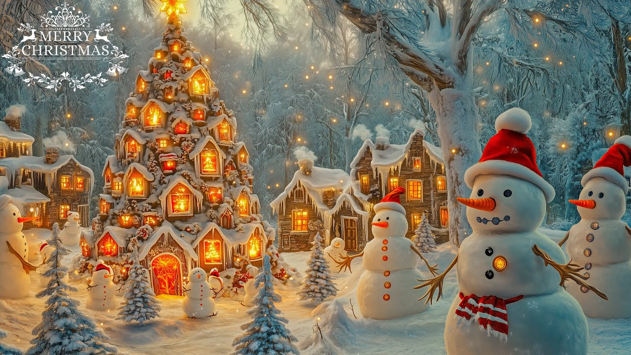 🎄 Enchanted Christmas Village ❄️ | Magical Music & Jingle Bells for the Holidays 🎶