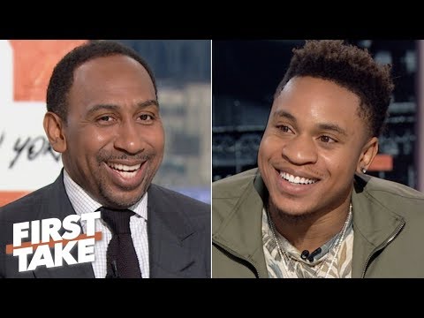 Rotimi talks Power season 6, NFL predictions and the greatest Giants player of all time | First Take