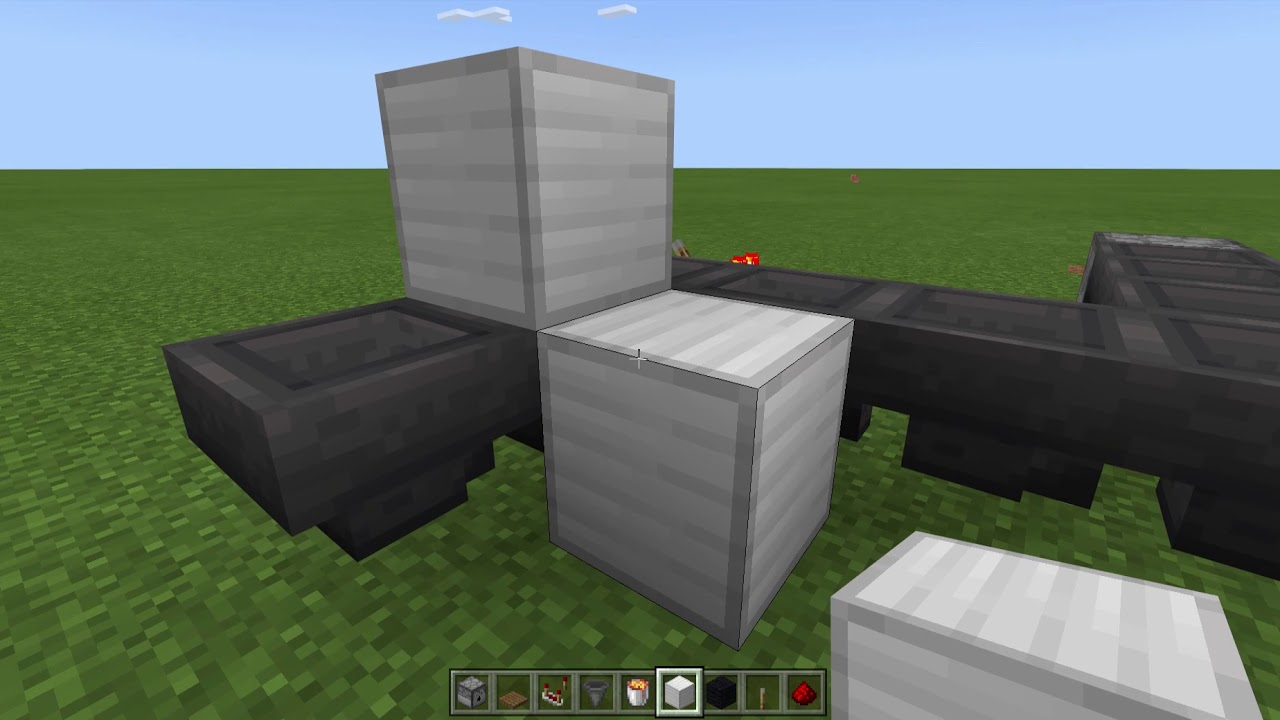 Comment faire une poubelle sur Minecraft - YouTube