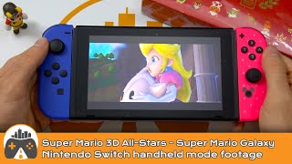 [Super Mario 3D All-Stars] Super Mario Galaxy - Switch handheld footage