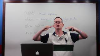 Q&A: BURST vs BLAST vs BLOW UP vs EXPLODE...meaning differences