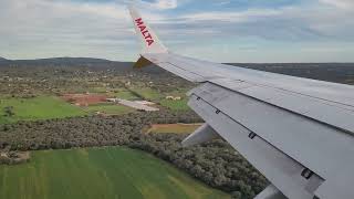Malta Air (Ryanair) Landing at Palma De Mallorca (PMI)