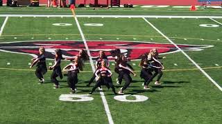 DU Varsity Dance Halftime 9-30-17