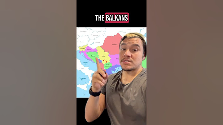 Who has problems with who in the Balkans explained in 1 minite