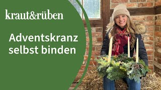 Adventskranz selbst machen