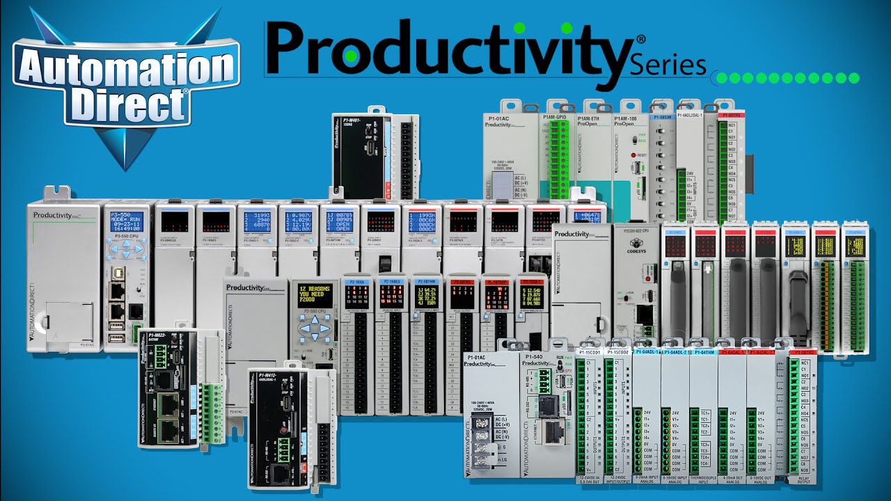 Productivity PLCs from AutomationDirect | Powerful, Scalable Control ...